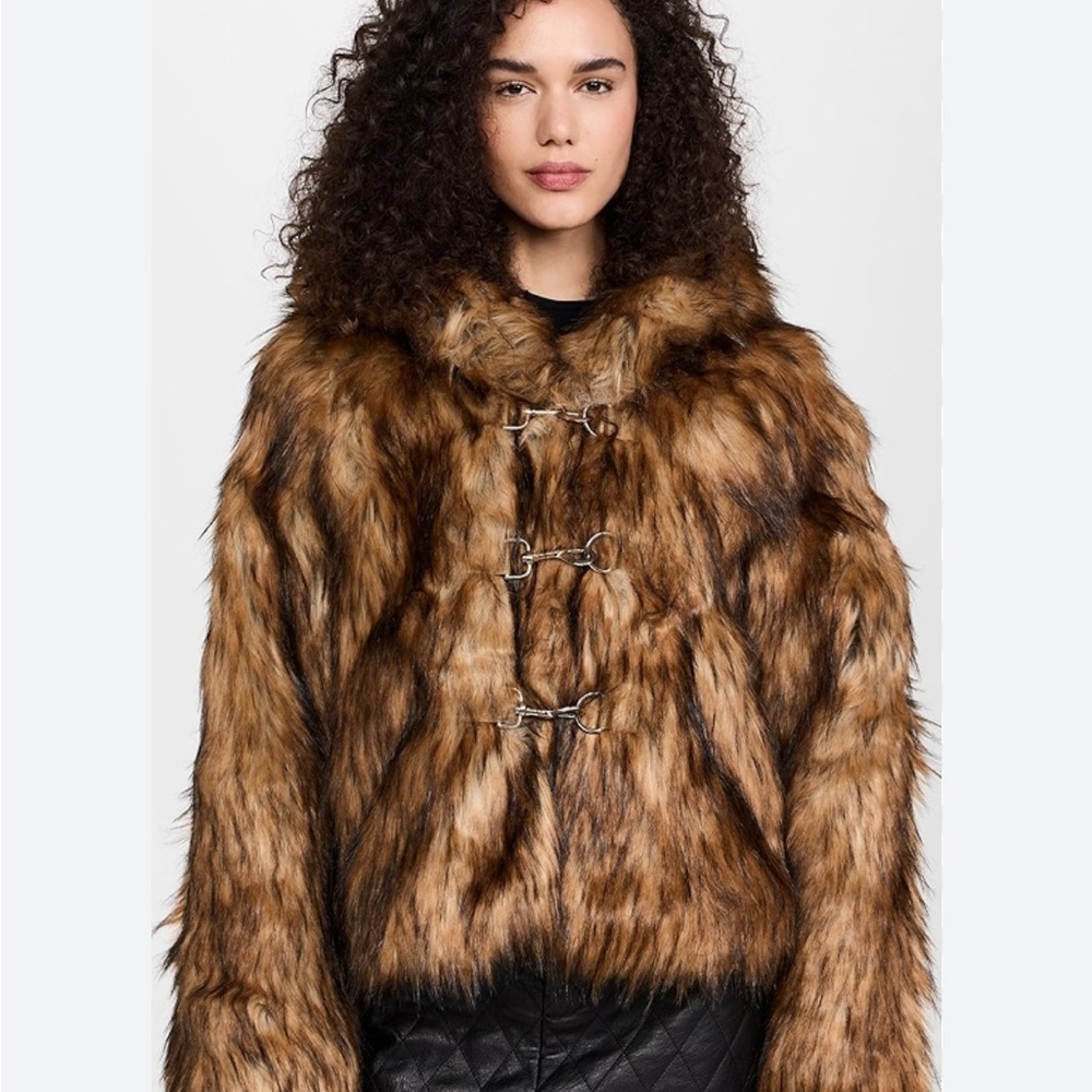 Faux fur coat julia